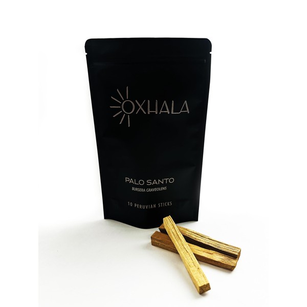 Oxhala - Pack of 10 Palo Santo Sticks | Handcrafted