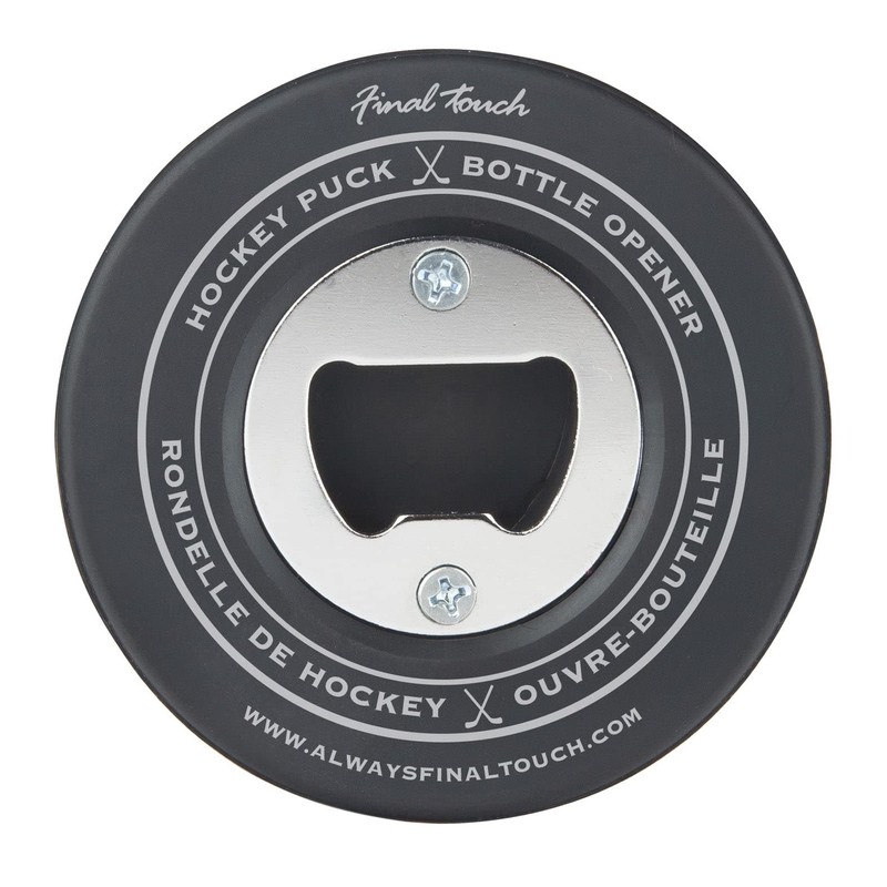 Final Touch Hockey Puck Bottle Opener (FTA6627)