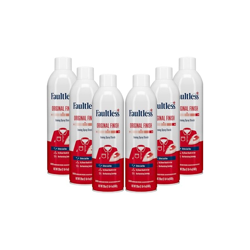 Laundry Starch Spray, Faultless Original Hold Ironing Enhancer Spray Starch