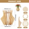 Vase for Building Block Flower Arrangements, Wooden Puzzle Vase, Bouquet