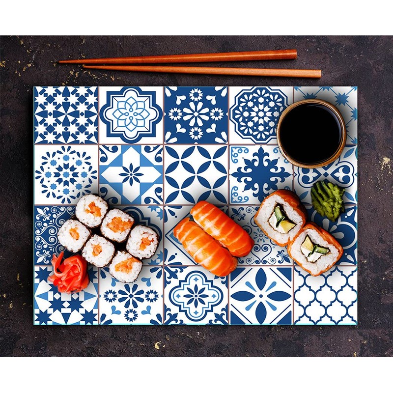 TMK Glass Chopping Board 30 x 22 cm with Mosaic