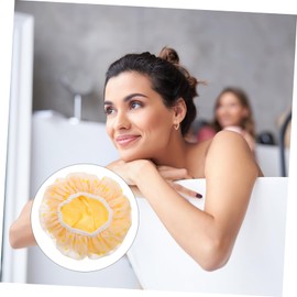 Gogogmee Double Layer Reusable Shower Cap Women's Hair Mask Cap Extra Large Size for Long Hair Comfortable