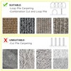 WILLBOND Carpet Cord Cover Cable Grip Floor Cover Cable Protector