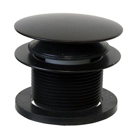 Westbrass D398R-12 1-1/2" NPSM Coarse Thread Mushroom Tip-Toe Bathtub Stopper Bath Drain, 1-Pack, Oil Rubbed Bronze