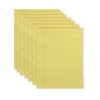 School Smart Newsprint Paper with Red Margin, 8 x 10-1/2