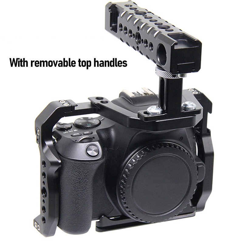 Camera Stabilizer for 200D 200DII, Video Camera Cage Rig Universal