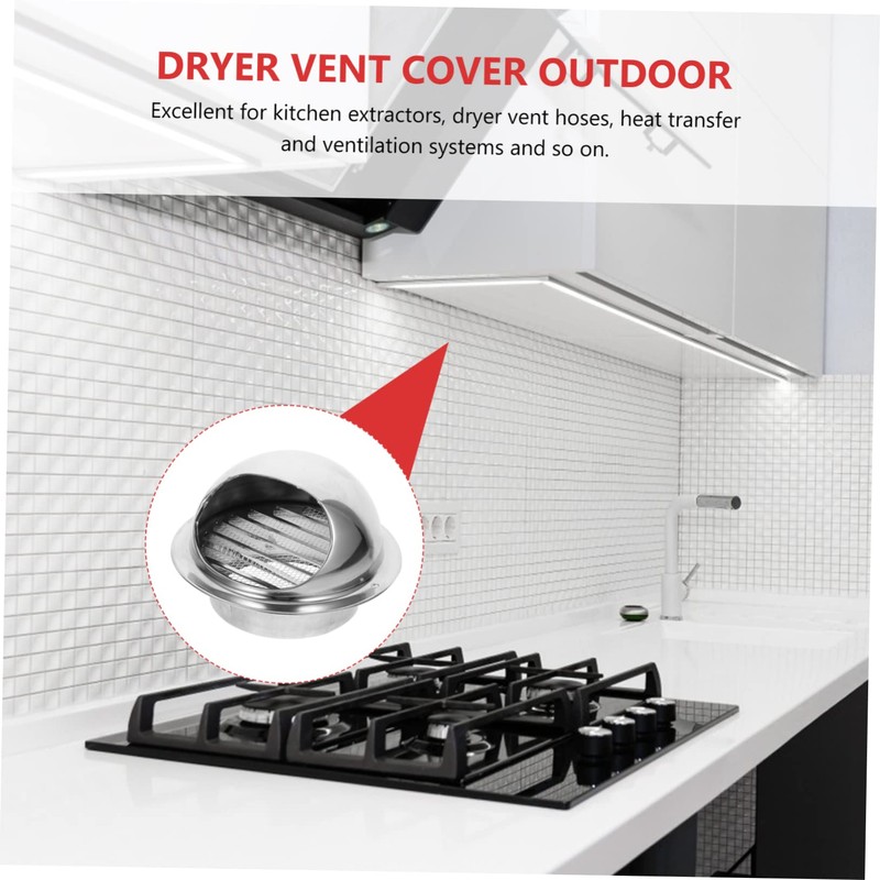 Hohopeti Bathroom Exhaust Fans Vent Cover Round Soffit Vent Extractor