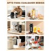 2 Piezas Botella para Proteina de Coctelera, 600ml Vaso para