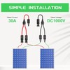 LiuBaiWuQuStars 6pcs mc4 y connectors, Solar Y Branch Connectors Extra