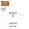 Amerdeco 10 Pack Brushed Satin Nickel Cabinet Knobs 2 Inch