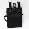 Bowken Club RF-93 Pouch, Accessory Case with Reflective Lines, Black