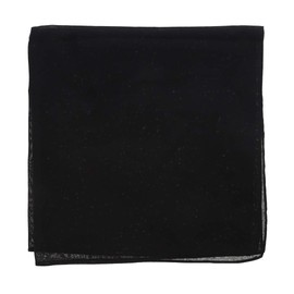 Motique Accessories Solid Color Bandana Black
