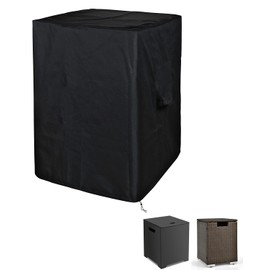 SheeChung Propane Tank Cover 17"x17"x20",Fit for 20 lbs Propane Tank Square,Waterproof Heavy Duty 600D Outdoor Side Table/Storage Box Cover, Fire Table Patio Furniture Protector
