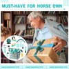 Abbylike 12 Piece Horse Grooming Kit with Organizer Tote Bag