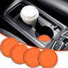 Car Cup Holder Coaster, 4PCS Universal Non-Slip Cup Holders Embedded