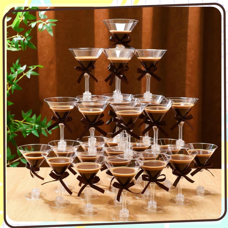Rtteri 36 Pcs Espresso Martini Birthday Party Decor 5 oz