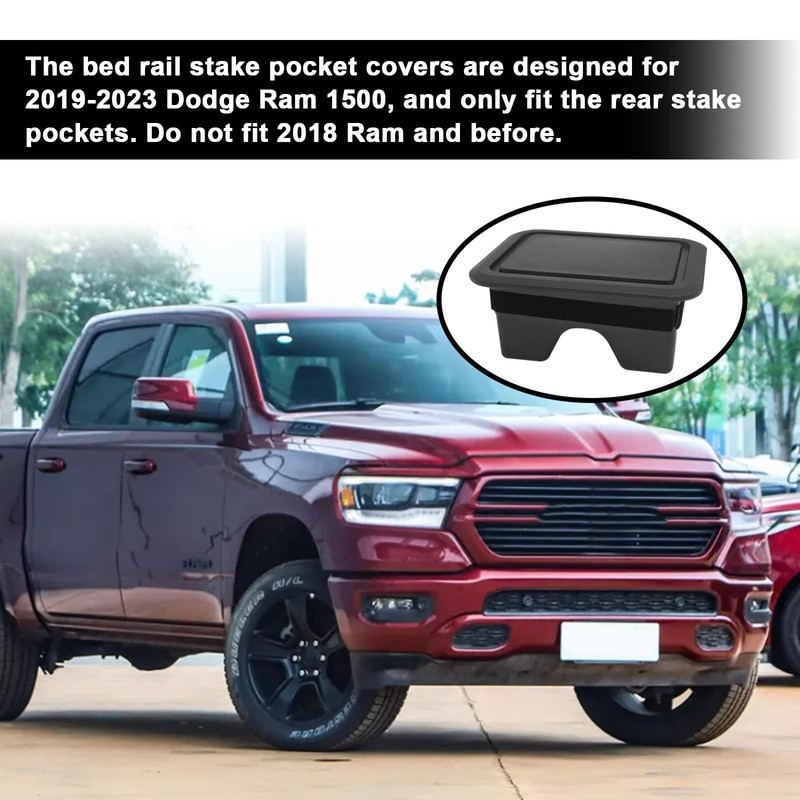 Tapones de accesorios de coche compatibles con Dodge Ram 2019-2023