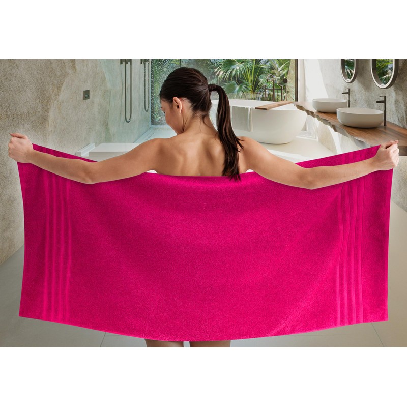 Lashuma Terry Towelling Bath Towel Set 70 x 140 cm