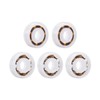 uxcell 608 Plastic Bearings 8x22x7mm Glass Ball Nylon Cage 5pcs