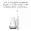 TAO Clean Sonic Electric Toothbrush Replacement Heads (2-Pack) – Orthodontic