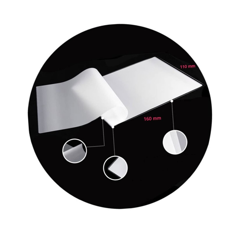SEWACC 100pcs Thermal Laminating Sheets Clear Photo Sealer Film for