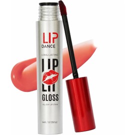 Lip Stain Peel Off Lip Tint – Long Lasting Waterproof Lip Stain Peel Off, Natural Matte Lip Gloss Effect Lip Tint, Transfer Resistant Lip Color for All Day Wear # 03 Red Brown Queen