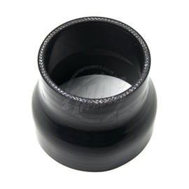 S1D 3.5" to 2.75 inch Black Silicone Coupler Straight Reducer Hose Pipe