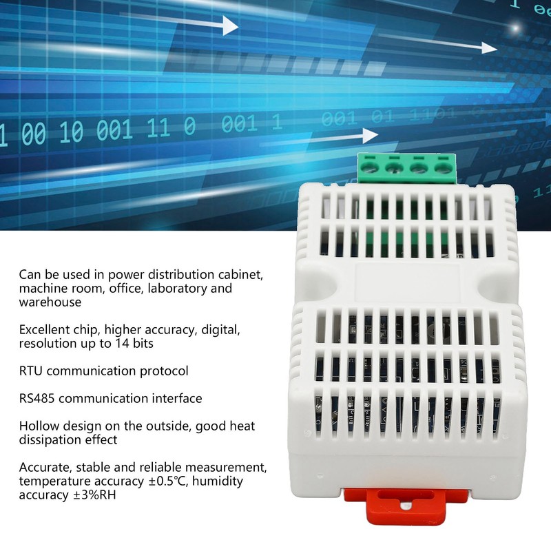 Temperature Humidity Transmitter RS485 Signal Temperature Humidity Sensor Module DC12V