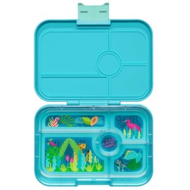 Yumbox Lunch Box Tapas 5 Compartment, Antibes Blue (Jungle)
