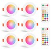 RGB LED Downlights for Ceiling Recessed Ceiling Spotlight with Remote