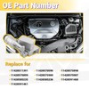 11428585235 Aluminum Engine Oil Cooler Filter Housing Assembly Compatible with