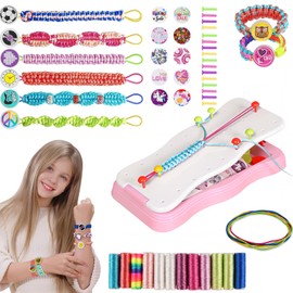 ChaneeHann Make Your Own Friendship Bracelet, DIY Jewellery Crafts for Girls Children for Girls Aged 8-12, Make Your Own Bracelets, Children's Craft Sets