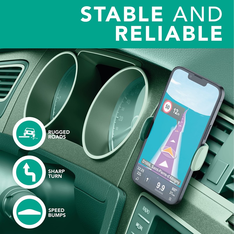 Cellularline | Car Holder - Universal | Farbenfrohe Smartphonehalterung für