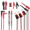 Yubone - Juego de cables de prueba para multímetro, apilable,