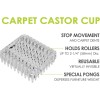 Slipstick CB420 Carpet Protector Caster Cups (Set of 4) 2-1/4