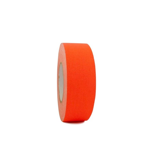 WOD GTMC12F Professional Grade Gaffer Tape, Fluorescent Orange - 1/2