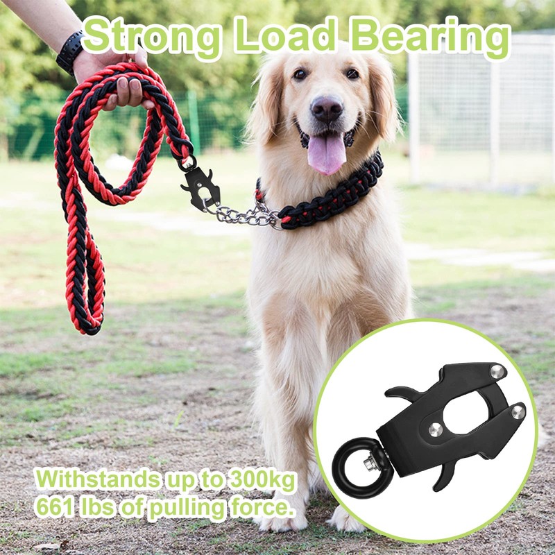UFURMATE Frog Clip, Space Aluminum Locking Dog Leash Buckle Heavy-Duty