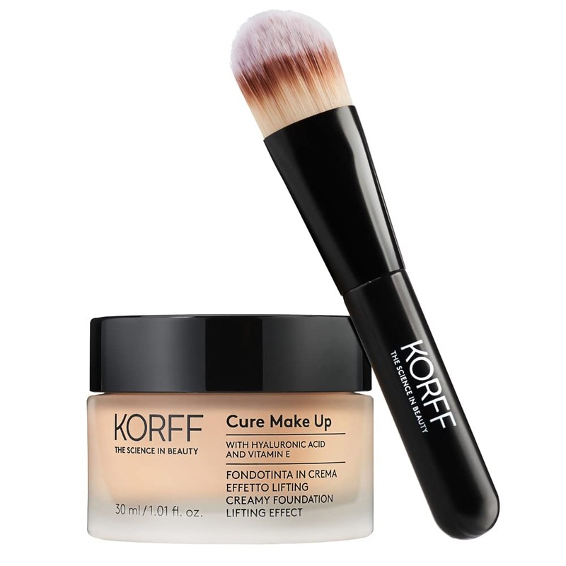 Korff Foundation Cream with Lifting Effect, Medium Coverage with Hyaluronic