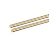 DMiotech 2Pack 4mm x 150mm, Brass Solid Round Rod, Brass