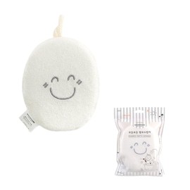 SOSOMOSO BAMBOO BATH SPONGE (BAMBOO BATH SPONGE) Baby Newborn Bathing Body Sponge Skin-friendly Sponge Hangable, Fluffy Foam
