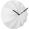 Antoine Peters Wall Clock Stretch Lycra White Diameter 40 cm