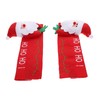 jojofuny 2pcs Decorative Fridge Handle Covers Christmas Theme Merry Christmas