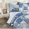 camandy Cotton Bedspread Quilt Bedding Sets 3 Pieces Reversible Coverlet