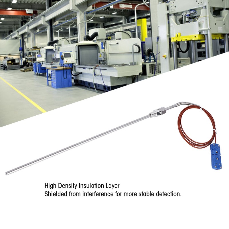 NTC Temperature Sensor ‑200℃‑350℃ T Type Thread 1/8in Diameter 5x330mm