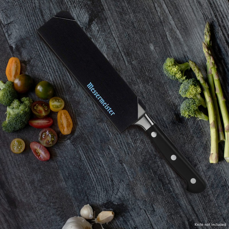 Messermeister 6” Chef’s Edge-Guard, Black - Fashionable & Functional Safety