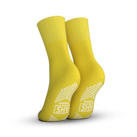 AMERICAN HOSPITAL SUPPLY AMERICAN HOSPITAL SUPPLY Anti-Slip Socks | Yellow Grip Socks | Small | 1 Pair