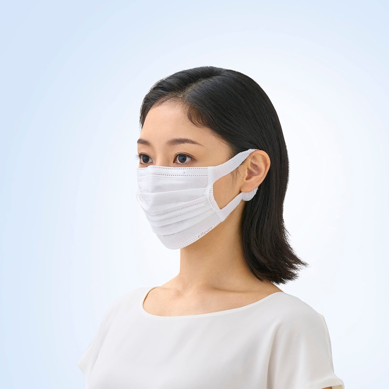 Elleair Mask, Hyperblock Mask, Luxurious Moisturizing, Regular Size, 20 Sheets