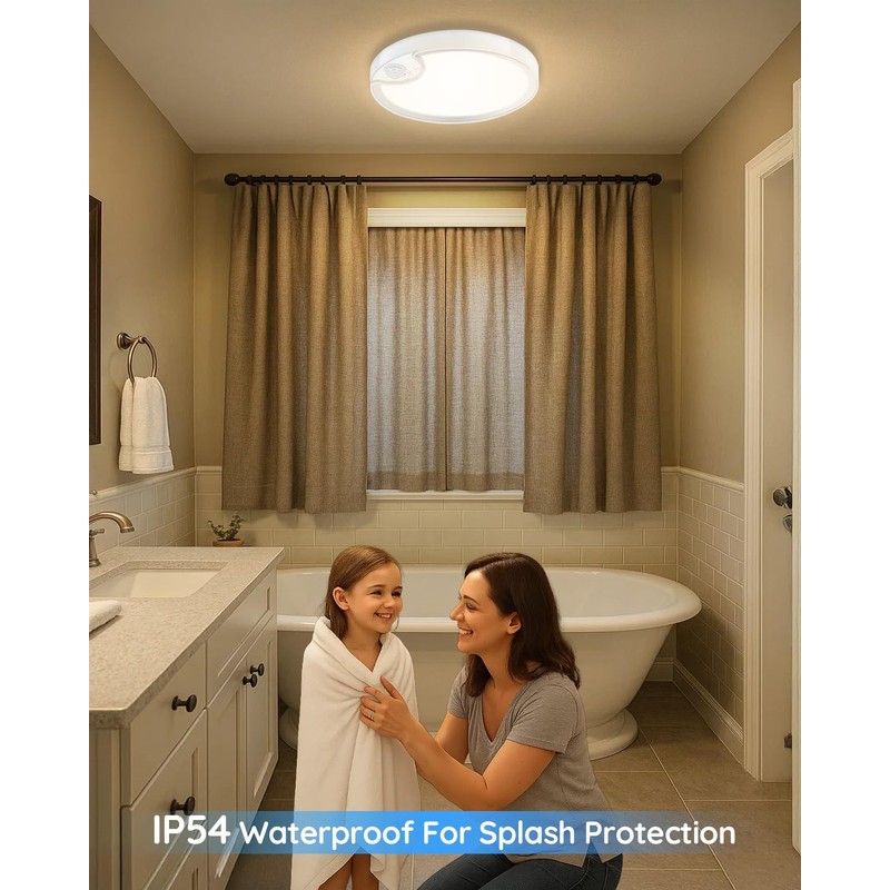 Rechargeable Motion Sensor Closet Light - IP54 Waterproof Shower Light