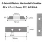 Square 50 mm Carbide Inserts, 10 Pieces Cutting Blades for