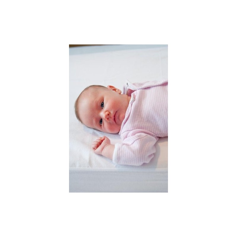 Hippychick Cotton Fitted Mattress Protector, 100 Percent Waterproof, Anti Allergy,